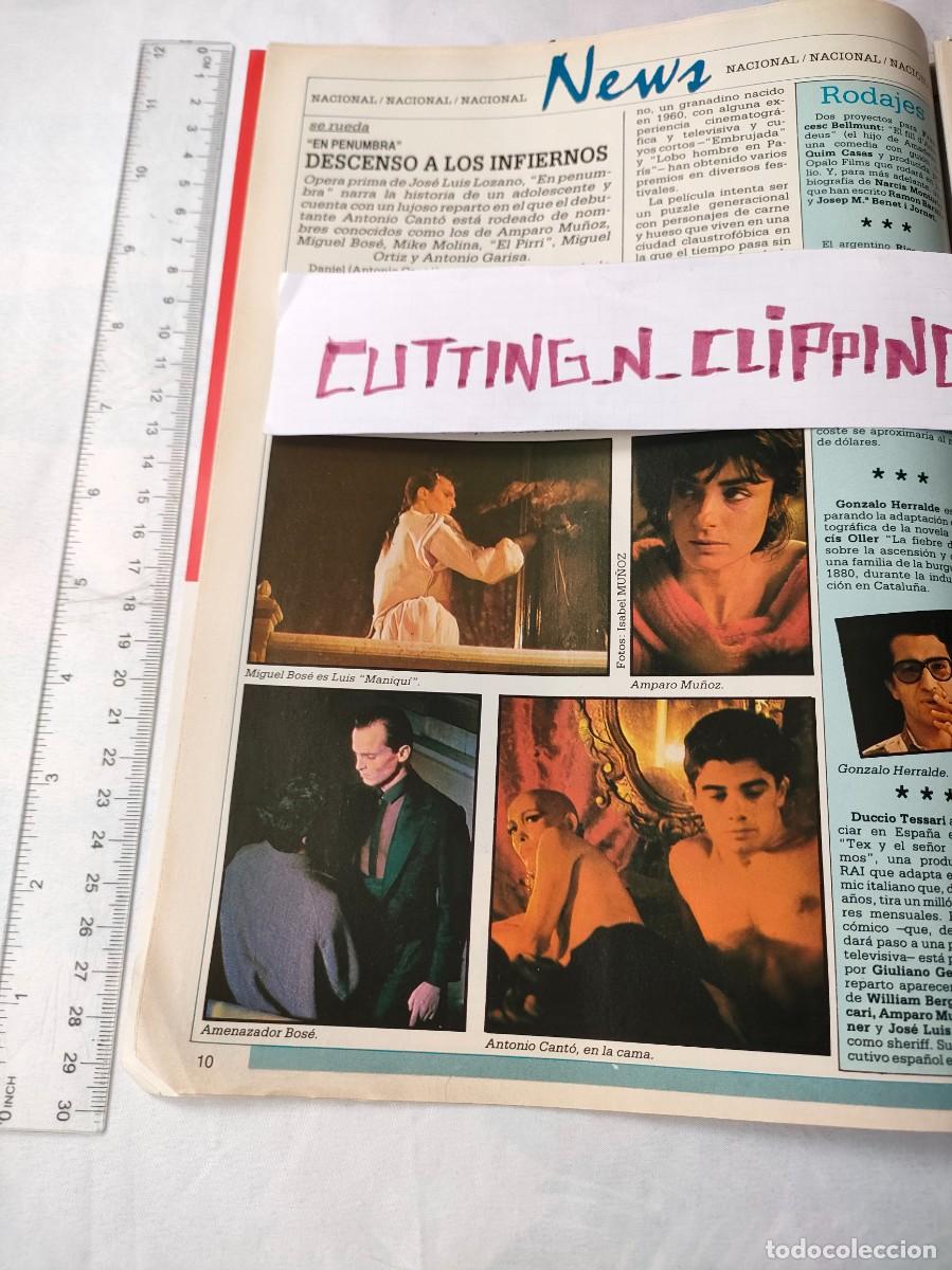 Otros Art&iacute;culos de Coleccionismo en Papel: Clipping [TONY CANTO, MIGUEL BOSE, AMPARO MU&Ntilde;OX][RF1709]