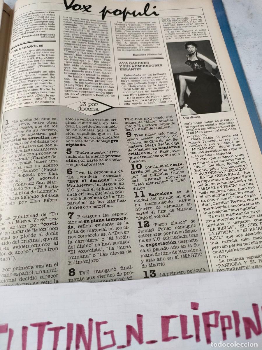 Otros Art&iacute;culos de Coleccionismo en Papel: Clipping [AVA GARDNER][RF1709]