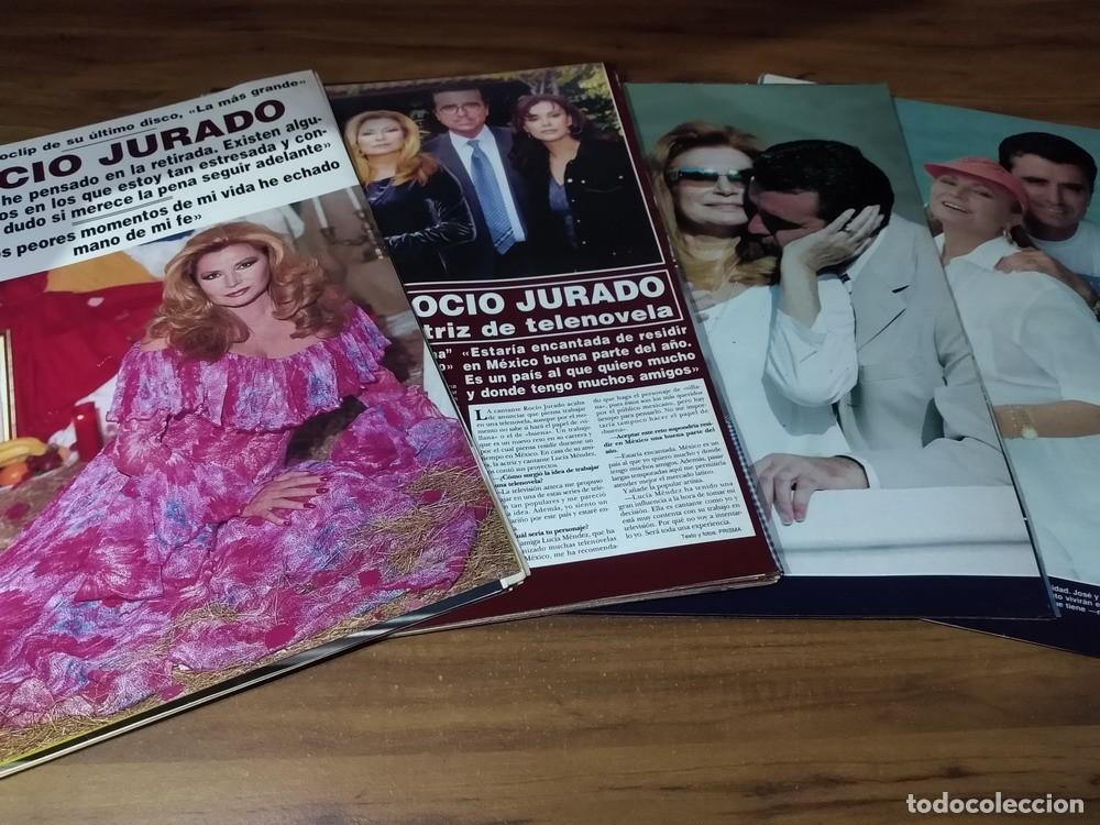 Otros Art&iacute;culos de Coleccionismo en Papel: Rocio Jurado * Lote 100 Paginas Revistas Clippings