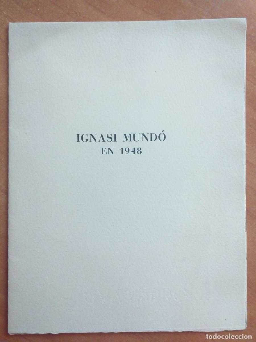Altri oggetti di carta: IGNASI MUND&Oacute; EN 1948 FREDERIC PAU VERRIE