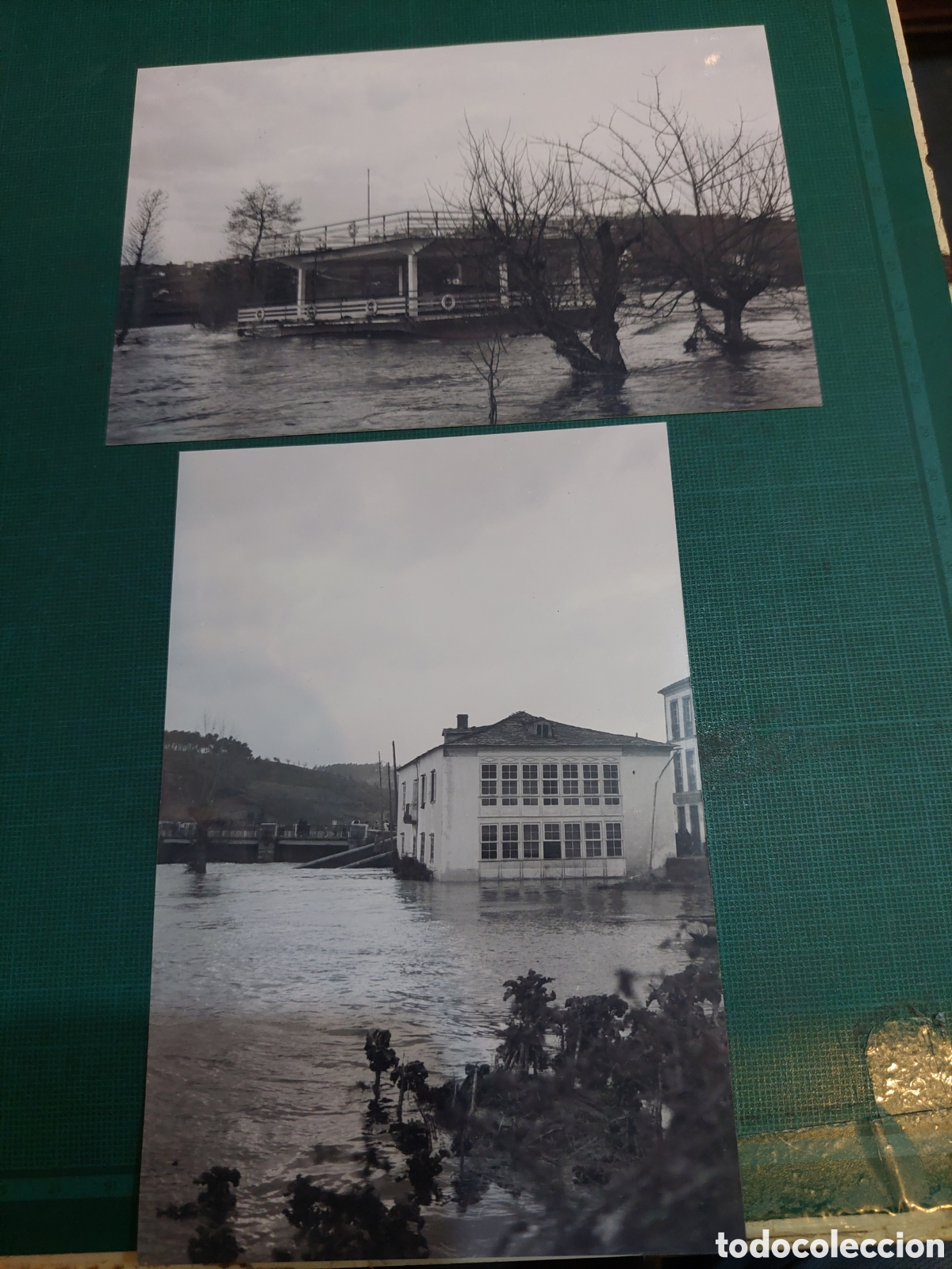 Collectionnisme Papier divers: Lugo crecida en R&iacute;o mi&ntilde;o club fluvial