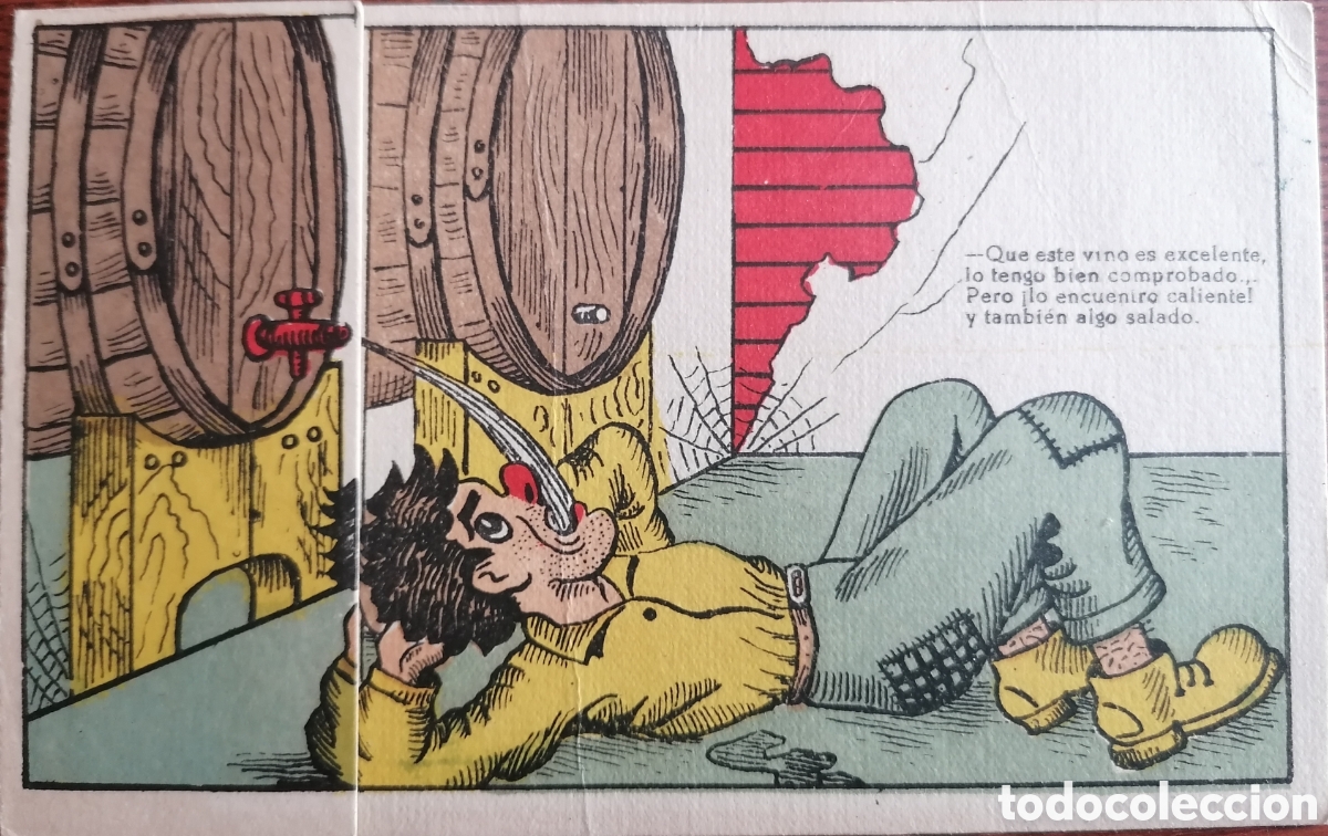 Otros art&iacute;culos de coleccionismo en papel: Simp&aacute;tica antigua postal - Foto 1