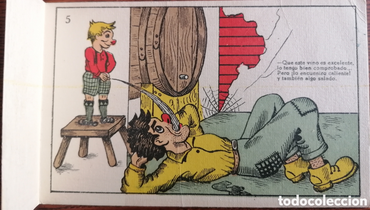 Otros art&iacute;culos de coleccionismo en papel: Simp&aacute;tica antigua postal - Foto 2