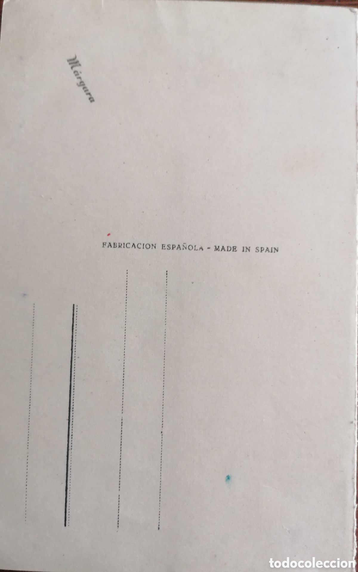 Otros art&iacute;culos de coleccionismo en papel: Simp&aacute;tica antigua postal - Foto 3