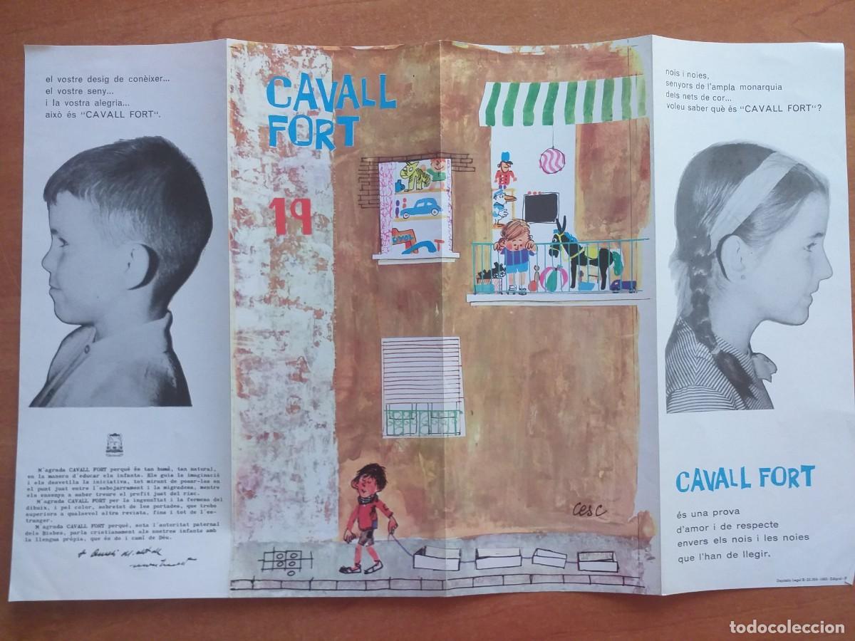 Otros art&iacute;culos de coleccionismo en papel: FOLLETO DE LA REVISTA INFANTIL &rdquo; CAVALL FORT&rdquo;