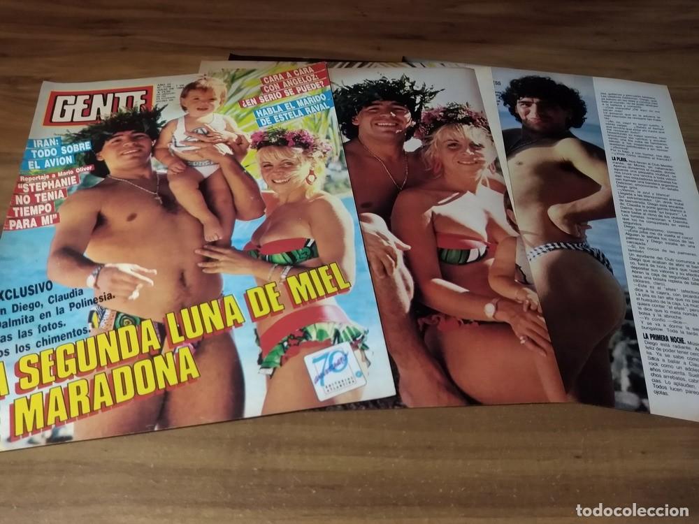 Otros Art&iacute;culos de Coleccionismo en Papel: (RP115) Diego Maradona * Tapa Revista + 4 Pgs * 1988