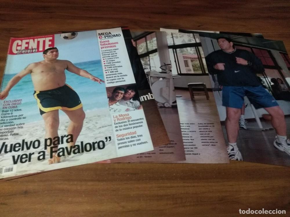 Otros Art&iacute;culos de Coleccionismo en Papel: (RP255) Diego Maradona * Tapa Revista + 5 Pgs * 2000