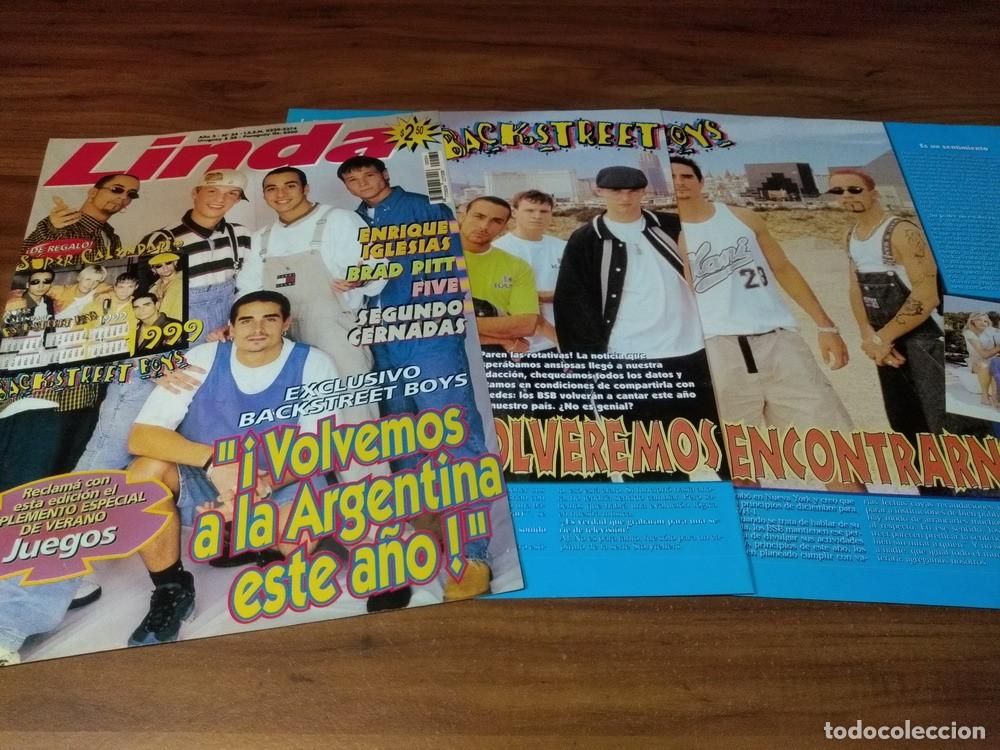 Otros Art&iacute;culos de Coleccionismo en Papel: (RP319) Backstreet Boys * Tapa Revista + 2 Pgs * 1999