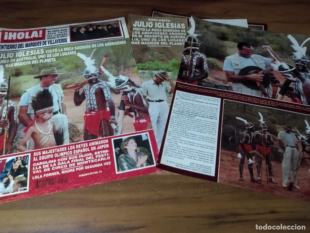 Otros Art&iacute;culos de Coleccionismo en Papel: (RP632) Julio Iglesias * Tapa Revista + 4 Pgs * 1998
