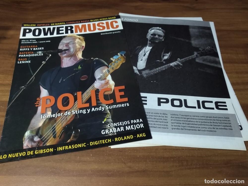 Otros Art&iacute;culos de Coleccionismo en Papel: (RP652) Sting * The Police * Tapa Revista + 5 Pgs * 2008
