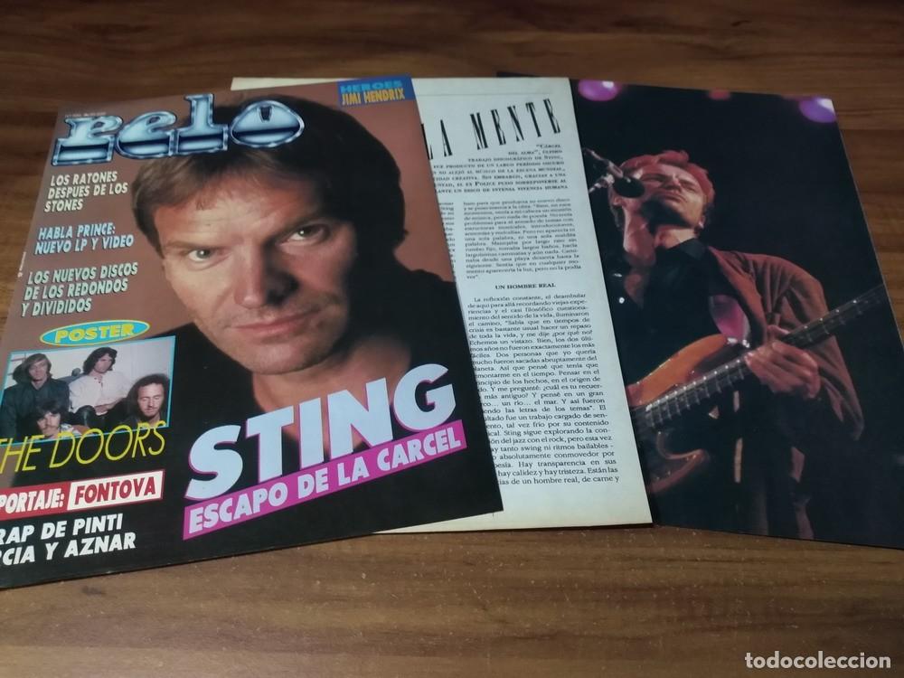 Otros Art&iacute;culos de Coleccionismo en Papel: (RP653) Sting * The Police * Tapa Revista + 2 Pgs * 1990