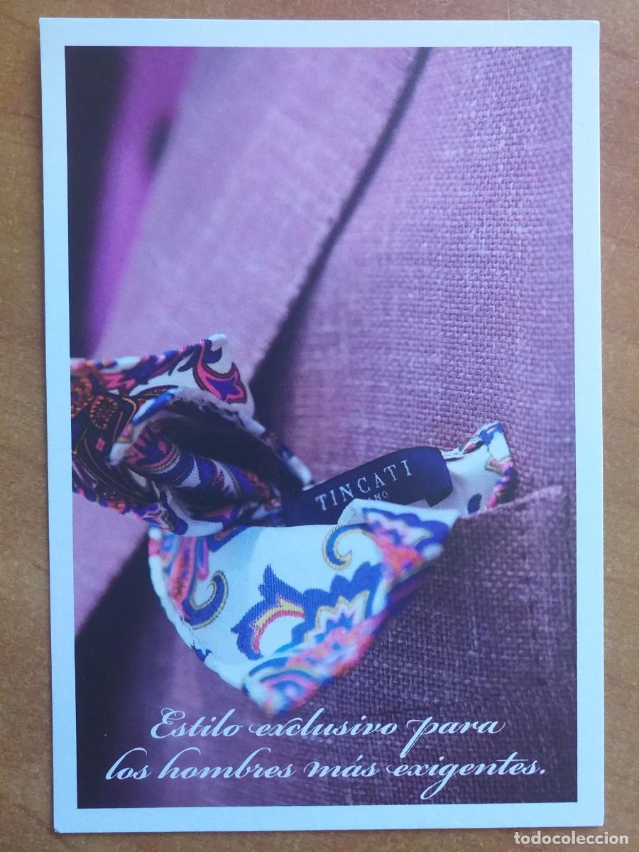 Otros art&iacute;culos de coleccionismo en papel: TARJETA PUBLICITARIA - TINCATI / ESTILO EXCLUSIVO PARA LOS HOMBRES M&Aacute;S EXIGENTES - MILANO
