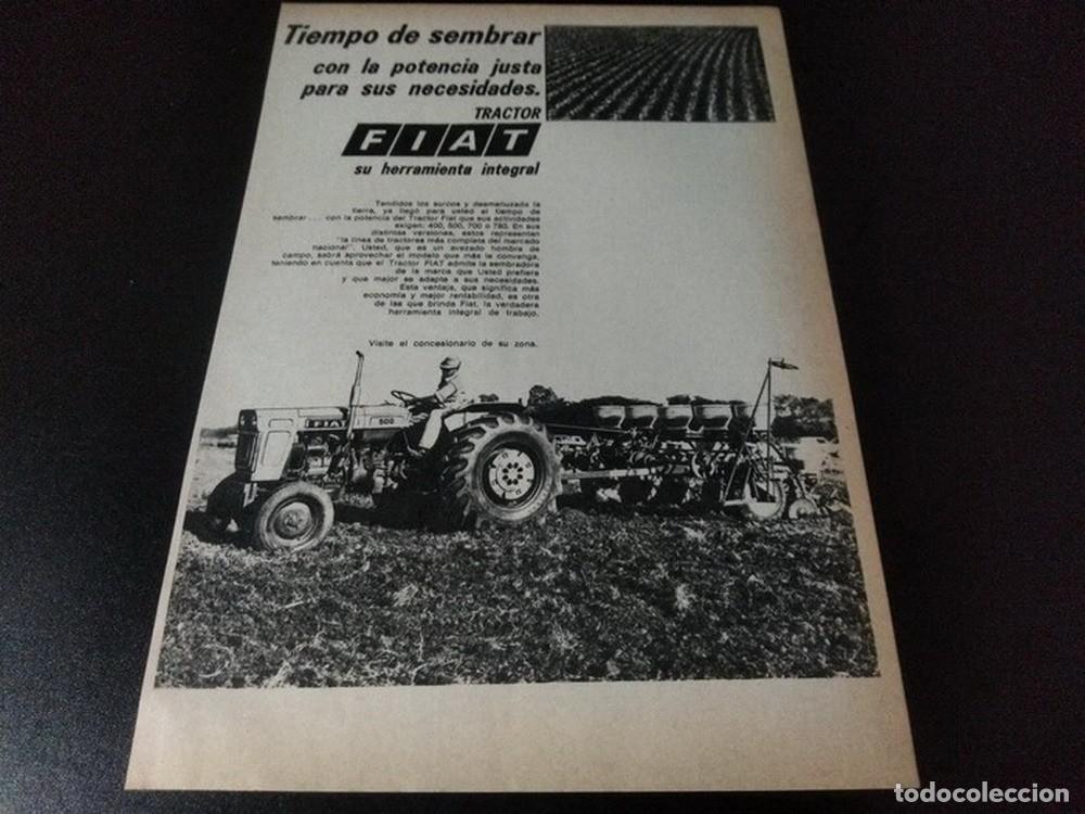 Otros Art&iacute;culos de Coleccionismo en Papel: (PA511) Publicidad Clipping Tractor Fiat * 1970