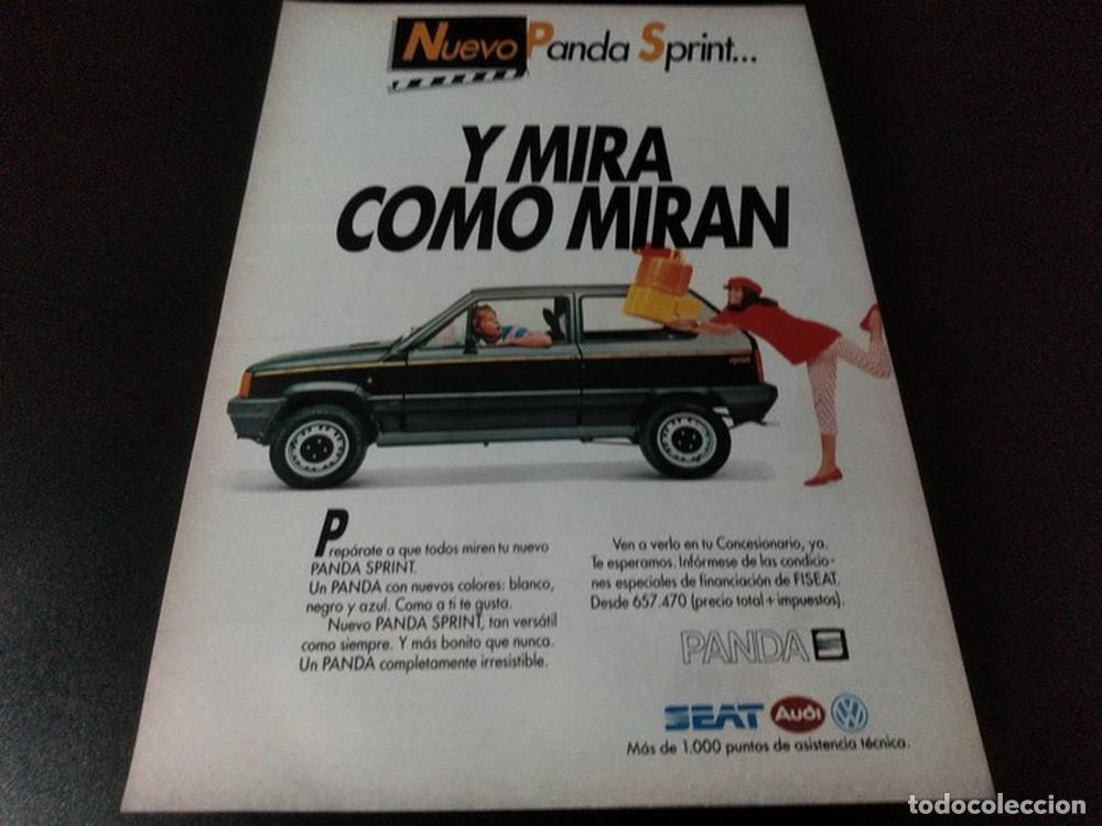 Otros art&iacute;culos de coleccionismo en papel: (PA591) Publicidad Clipping Seat Panda Sprint * 1985