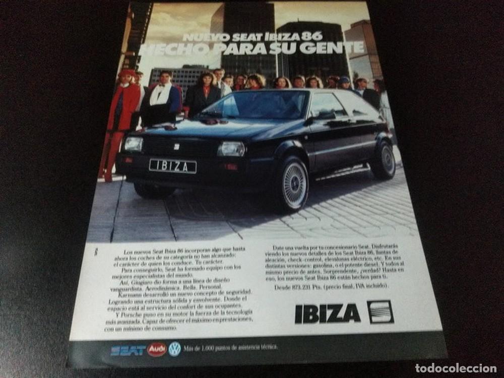 Otros art&iacute;culos de coleccionismo en papel: (PA594) Publicidad Clipping Seat Ibiza * 1986
