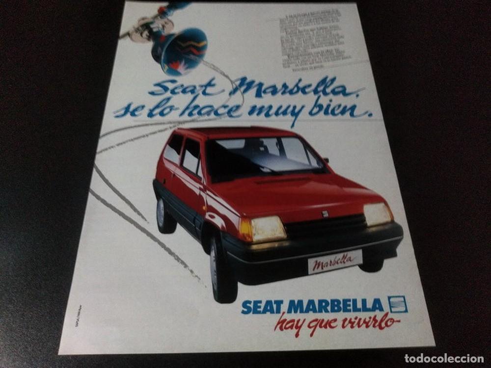 Otros art&iacute;culos de coleccionismo en papel: (PA595) Publicidad Clipping Seat Marbella * 1987