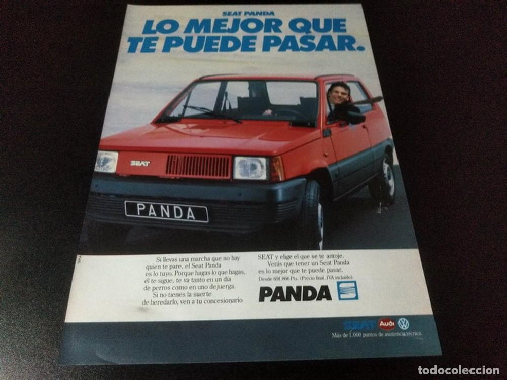 Otros art&iacute;culos de coleccionismo en papel: (PA596) Publicidad Clipping Seat Panda * 1986