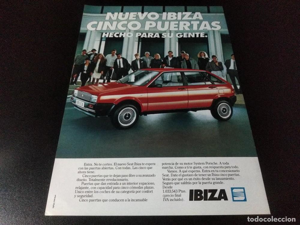 Otros art&iacute;culos de coleccionismo en papel: (PA597) Publicidad Clipping Seat Ibiza * 1986
