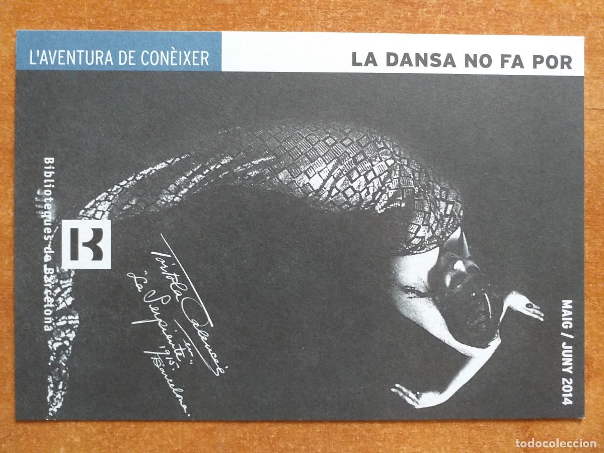 Sammelleidenschaft Andere Papierartikel: TARJETA COMERCIAL - LA DANSA NO FA POR / EN CATAL&Aacute;N
