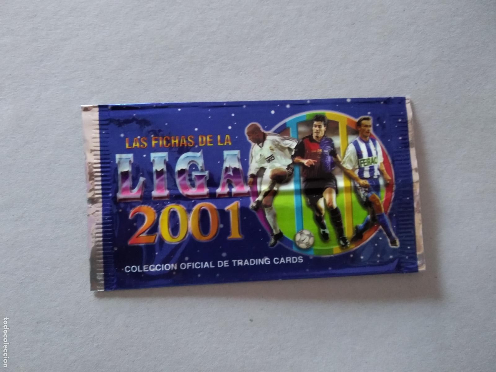 Otros Art&iacute;culos de Coleccionismo en Papel: SOBRE VACIO CROMO FUTBOL FICHAS DE LA LIGA 2000-2001 MUNDICROMO 00-01 JOKANOVIC ROBERTO CARLOS DANI