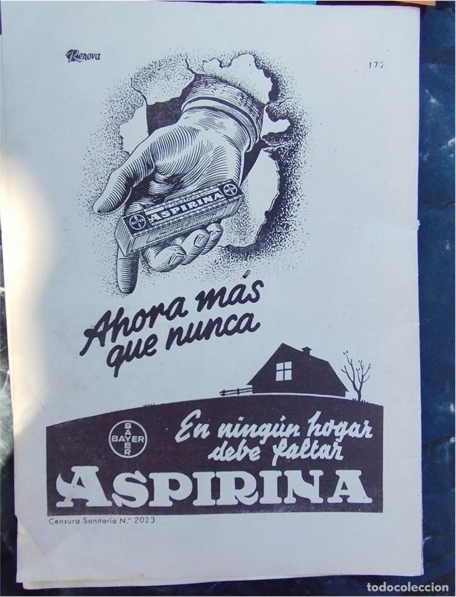 Collectionnisme Papier divers: ANUNCIO ASPIRINA RECORTE A&Ntilde;OS 20 UNA HOJA