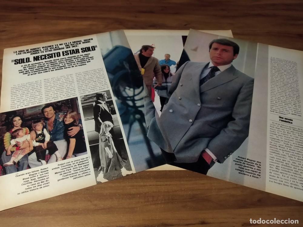 Otros Art&iacute;culos de Coleccionismo en Papel: (N185) Robert Wagner * Clippings Revista 3 Pgs * 1982