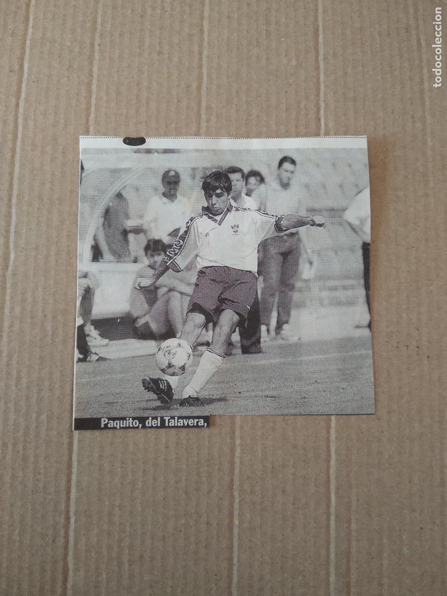Otros Art&iacute;culos de Coleccionismo en Papel: ANTIGUO RECORTE DIARIO PERIODICO PAQUITO TALAVERA MIDE 9,6CM X 9,6CM