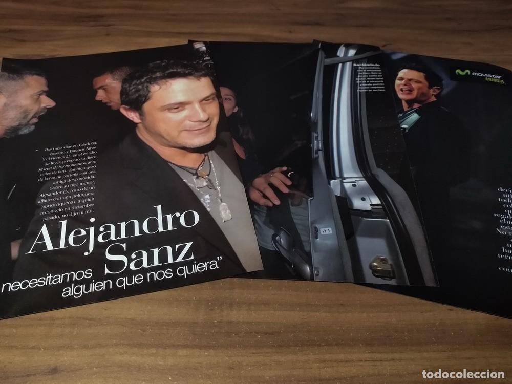 Otros Art&iacute;culos de Coleccionismo en Papel: (N248) Alejandro Sanz * Clippings Revista 3 Pgs * 2007