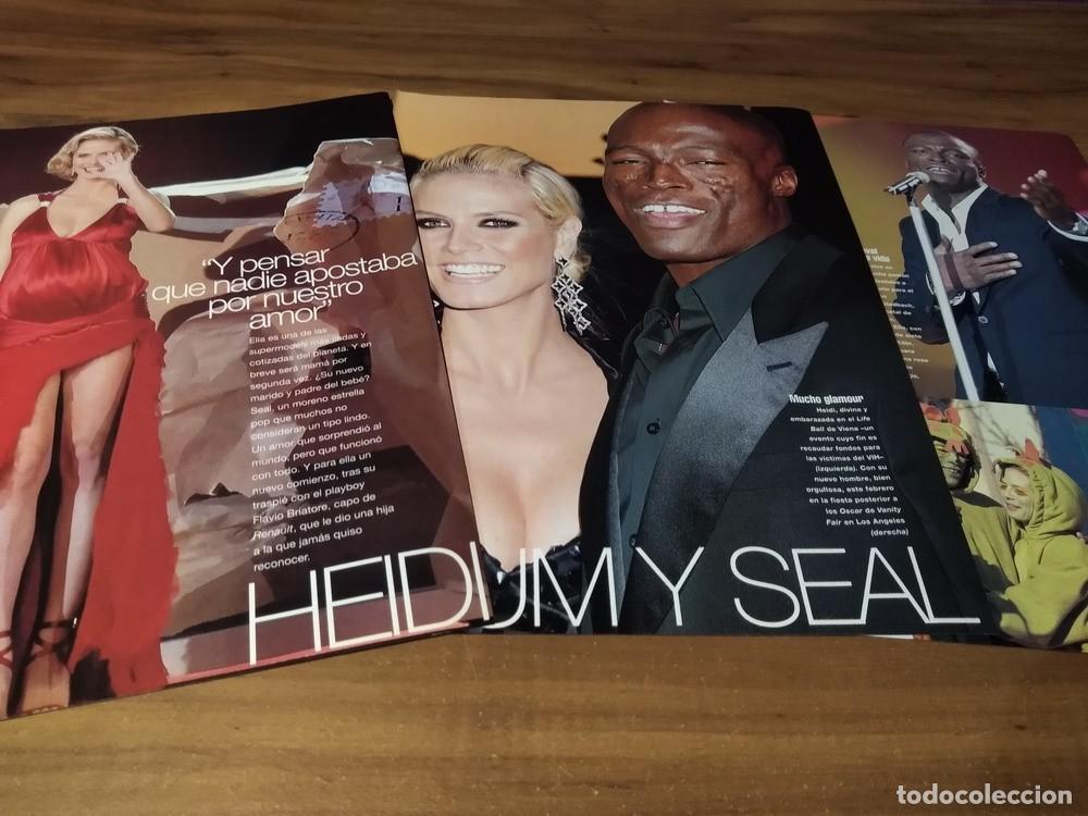 Otros Art&iacute;culos de Coleccionismo en Papel: (N289) Heidi Klum & Seal * Clippings Revista 3 Pgs * 2005