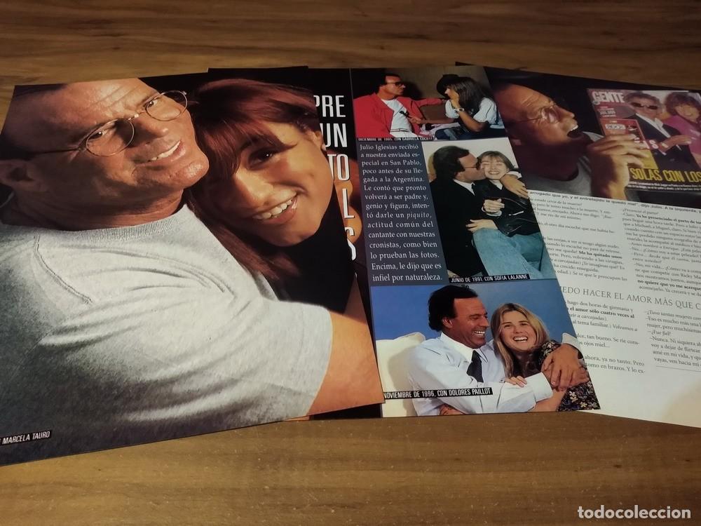 Otros Art&iacute;culos de Coleccionismo en Papel: (N298) Julio Iglesias * Clippings Revista 3 Pgs * 1998
