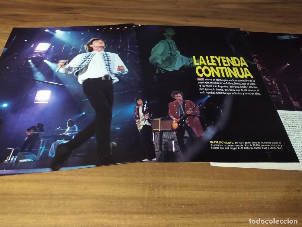 Otros Art&iacute;culos de Coleccionismo en Papel: (N340) The Rolling Stones * Clippings Revista 3 Pgs * 1994