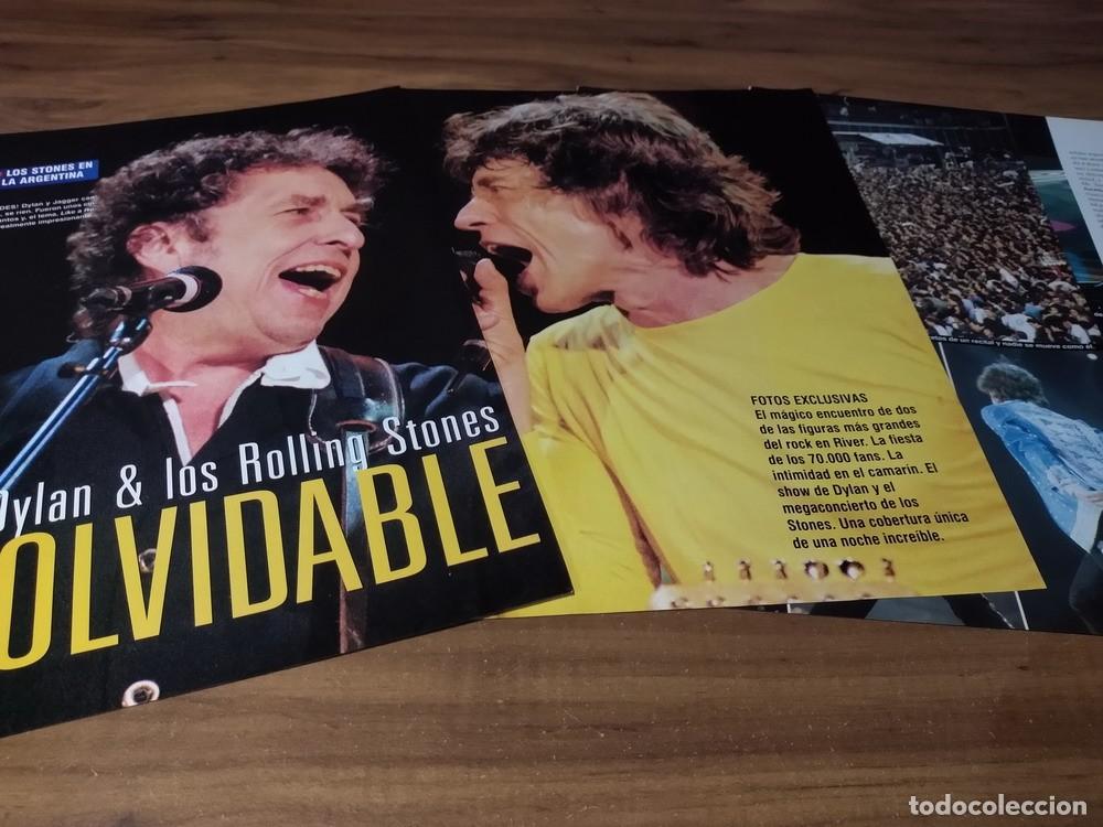 Otros Art&iacute;culos de Coleccionismo en Papel: (N397) The Rolling Stones & Bob Dylan * Clippings Revista 4 Pgs * 1998