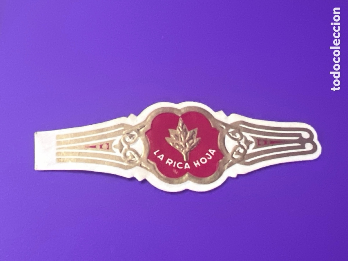 Outros artigos de papel: V72. VITOLA LA RICA HOJA