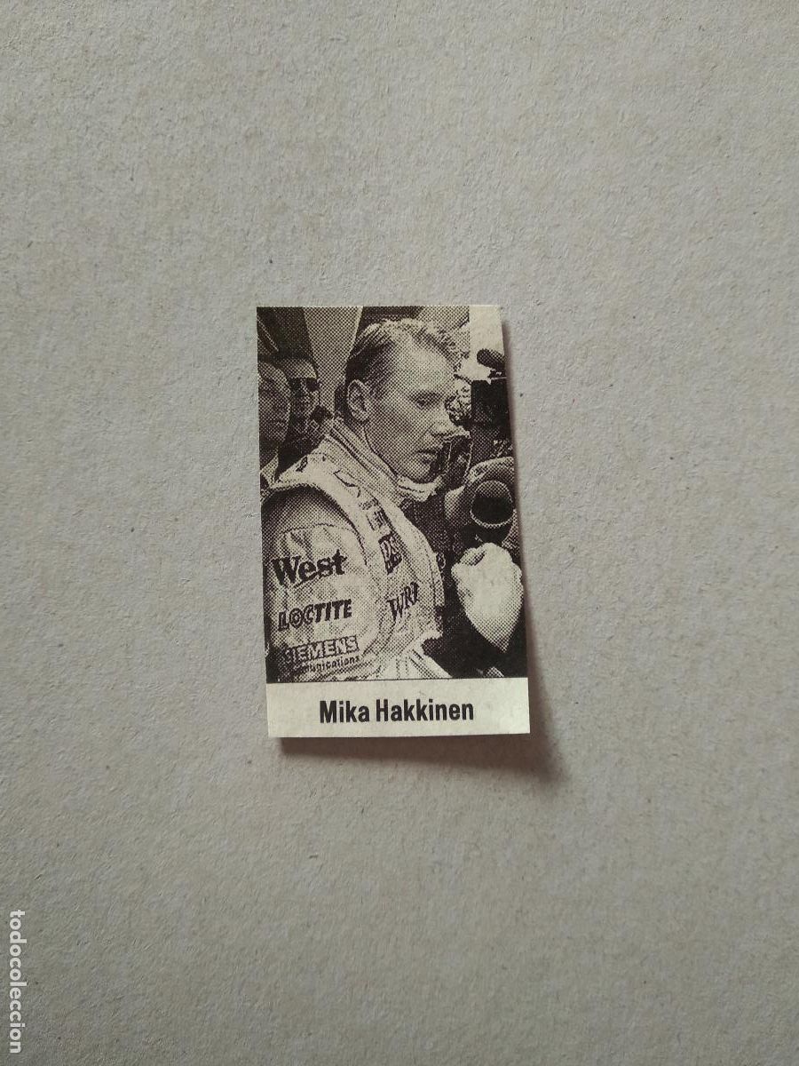 Otros Art&iacute;culos de Coleccionismo en Papel: ANTIGUO RECORTE DIARIO PERIODICO MIKA HAKKINEN FORMULA 1 F1 MIDE 2,9CM X 4,9CM