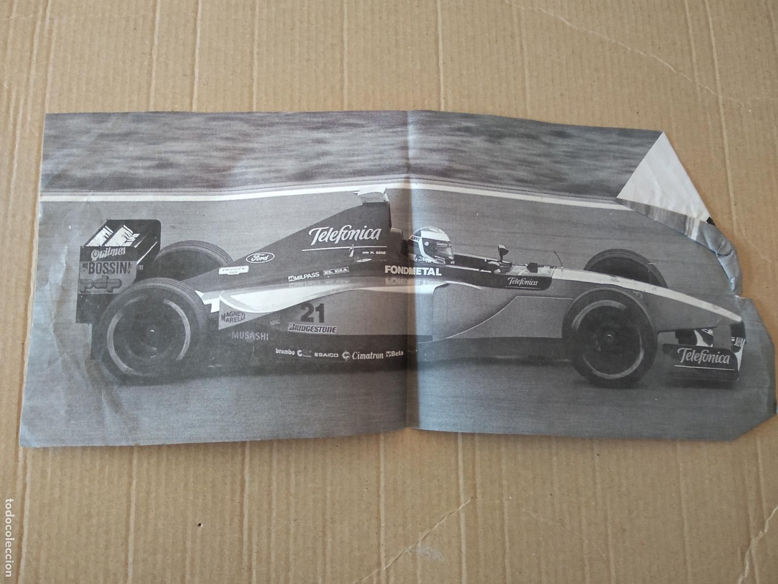 Otros Art&iacute;culos de Coleccionismo en Papel: ANTIGUO RECORTE DIARIO PERIODICO COCHE FORMULA 1 F1 MIDE 13,1CM X 29,5CM