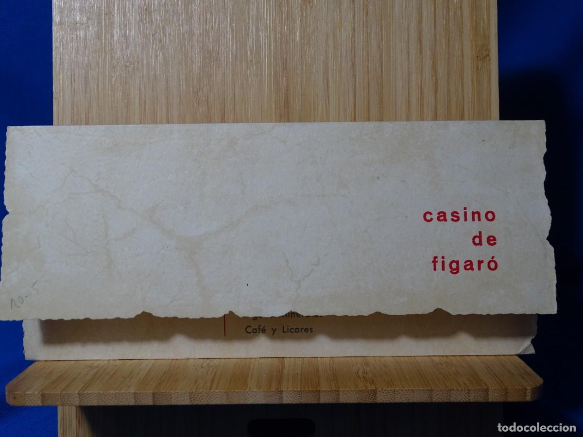 Otros art&iacute;culos de coleccionismo en papel: MINUTA.CASINO DE FIGAR&Oacute;. CENA DESPEDIDA 8 DE SEPTIEMBRE DE 1973.