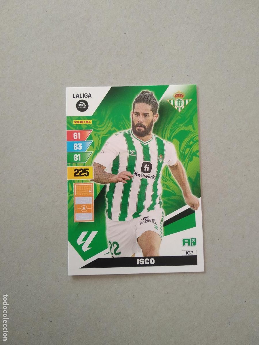 Otros Art&iacute;culos de Coleccionismo en Papel: 102 ISCO BETIS CROMO TARJETA PANINI ADRENALYN 2023-2024 LIGA 23-24
