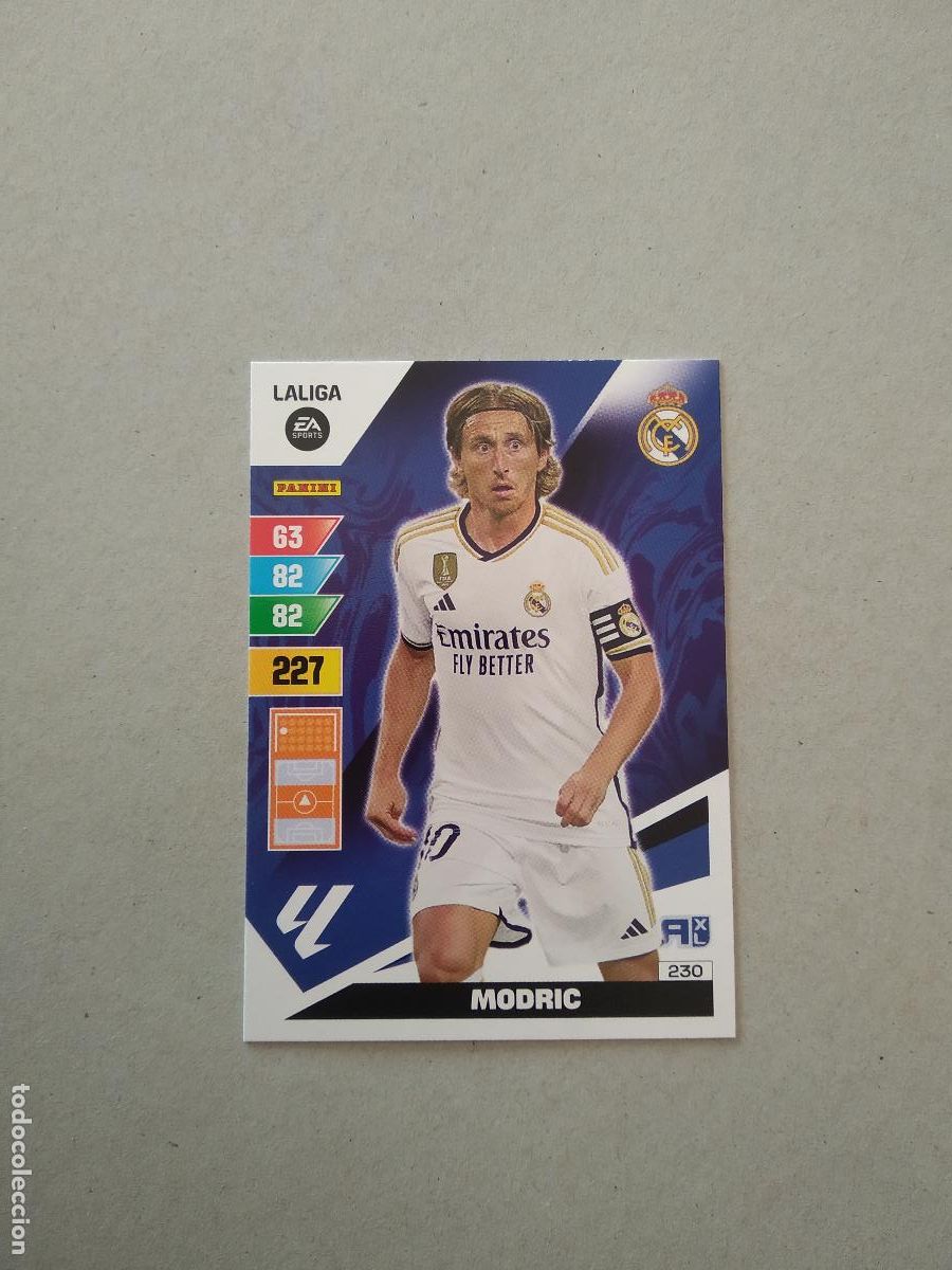 Otros Art&iacute;culos de Coleccionismo en Papel: 230 MODRIC REAL MADRID CROMO TARJETA PANINI ADRENALYN 2023-2024 LIGA 23-24