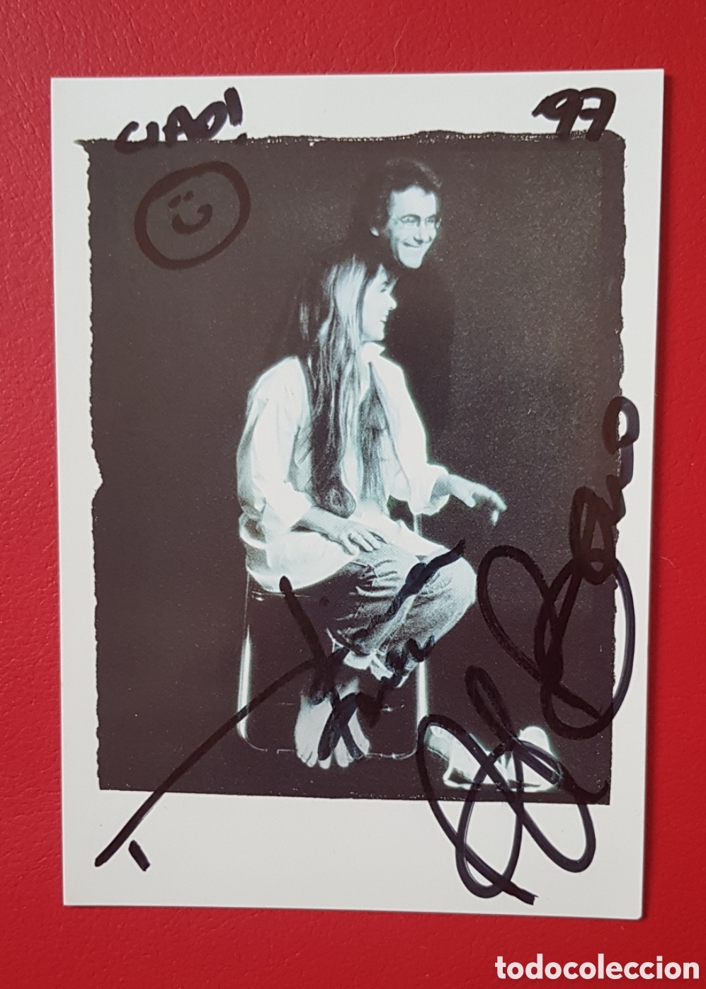 Collectionnisme Papier divers: Aut&oacute;grafo Al Bano y Romina Power Firma Manuscrita Autografiada 1997 Aut&oacute;grafos Originales
