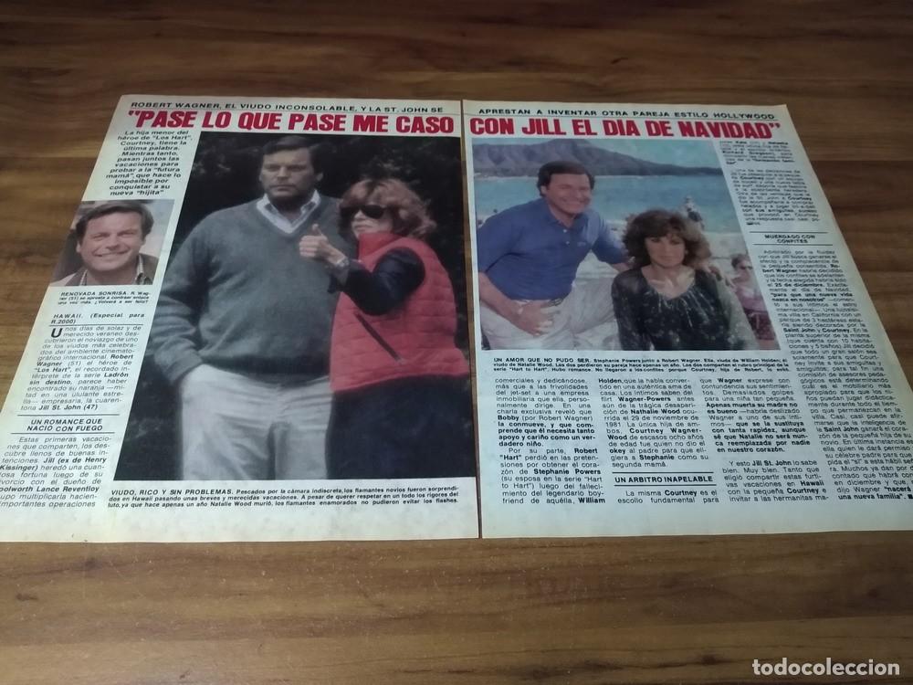Otros Art&iacute;culos de Coleccionismo en Papel: (Y171) Robert Wagner * Clippings Revista 2 Pgs * 1982
