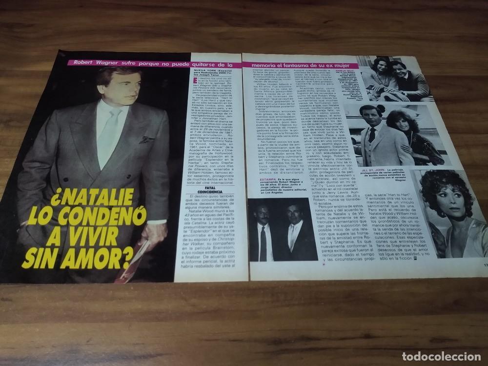 Otros Art&iacute;culos de Coleccionismo en Papel: (Y172) Robert Wagner * Clippings Revista 2 Pgs * 1986