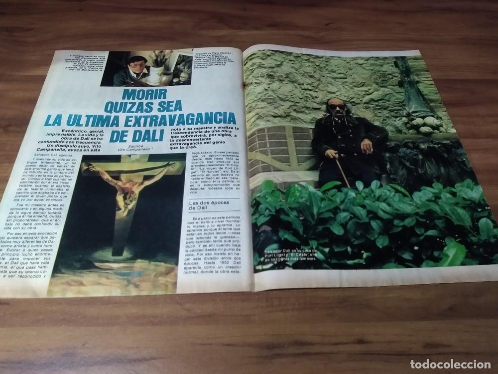 Otros art&iacute;culos de coleccionismo en papel: (Y179) Salvador Dali * Clippings Revista 4 Pgs * 1983