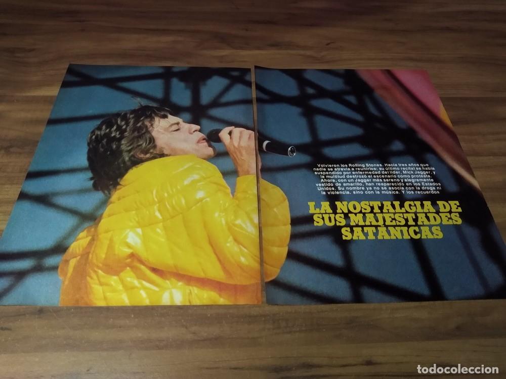 Otros Art&iacute;culos de Coleccionismo en Papel: (Y184) The Rolling Stones * Clippings Revista 2 Pgs * 1981