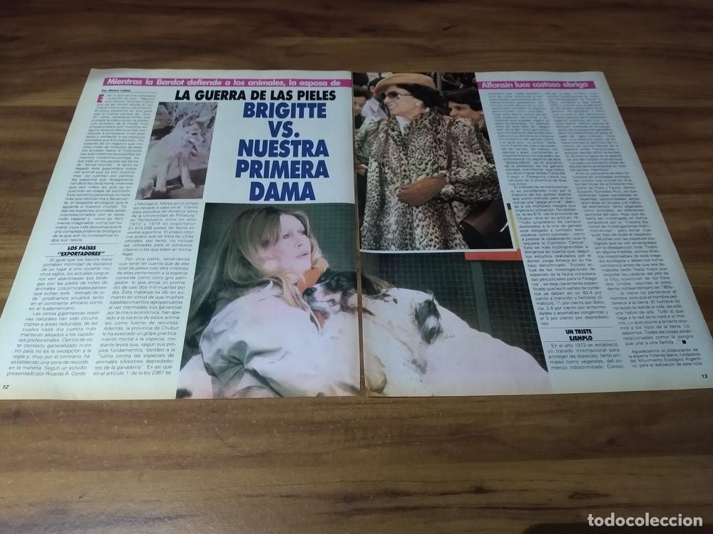 Otros Art&iacute;culos de Coleccionismo en Papel: (Y204) Brigitte Bardot * Clippings Revista 2 Pgs * 1985