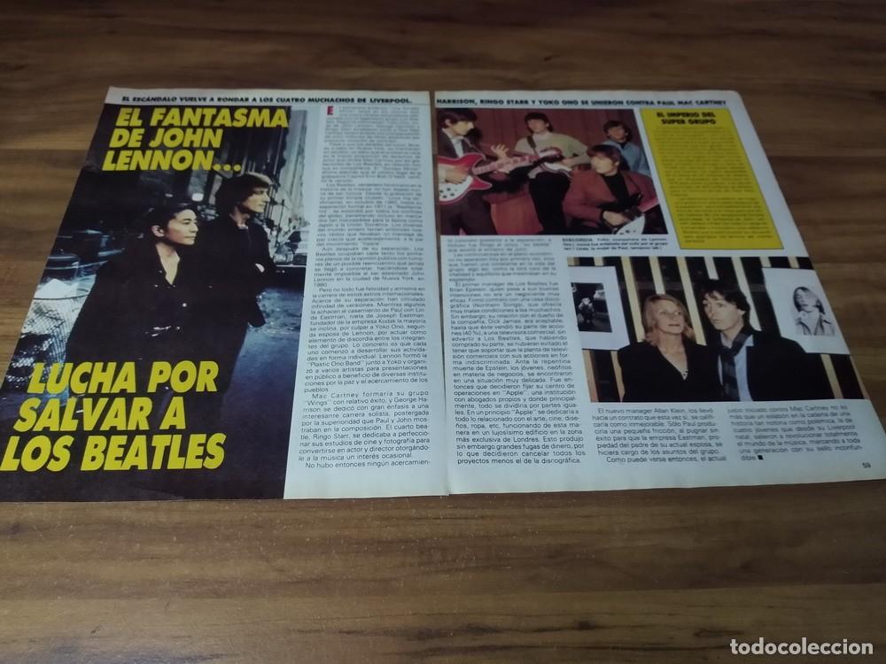 Otros Art&iacute;culos de Coleccionismo en Papel: (Y328) The Beatles * Clippings Revista 2 Pgs * 1985