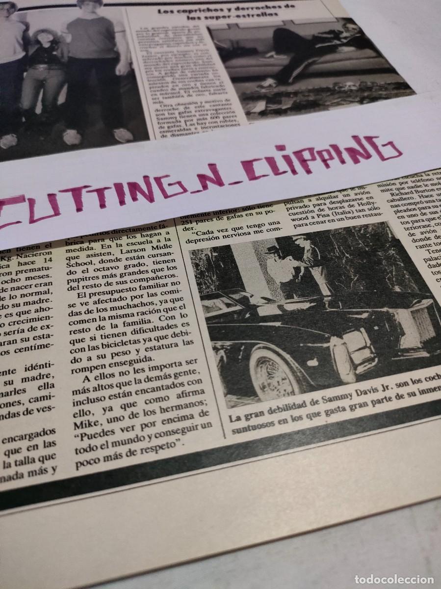 Otros Art&iacute;culos de Coleccionismo en Papel: Clipping_RL842206_ SAMMY DAVIS JR, ELTON JOHN, BEATLES