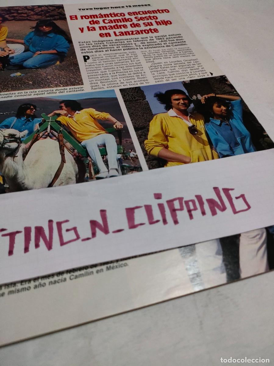 Otros Art&iacute;culos de Coleccionismo en Papel: Clipping_RL842206_ camilo sesto