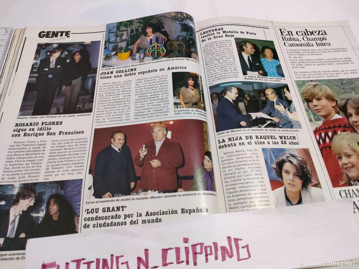 Otros art&iacute;culos de coleccionismo en papel: Clipping_RL842206_ ROSARIO, JOAN COLLINS, LOU GRANT, TAHNEE WELCH, MERCEDES LICER, GALERIAS PRECIADO