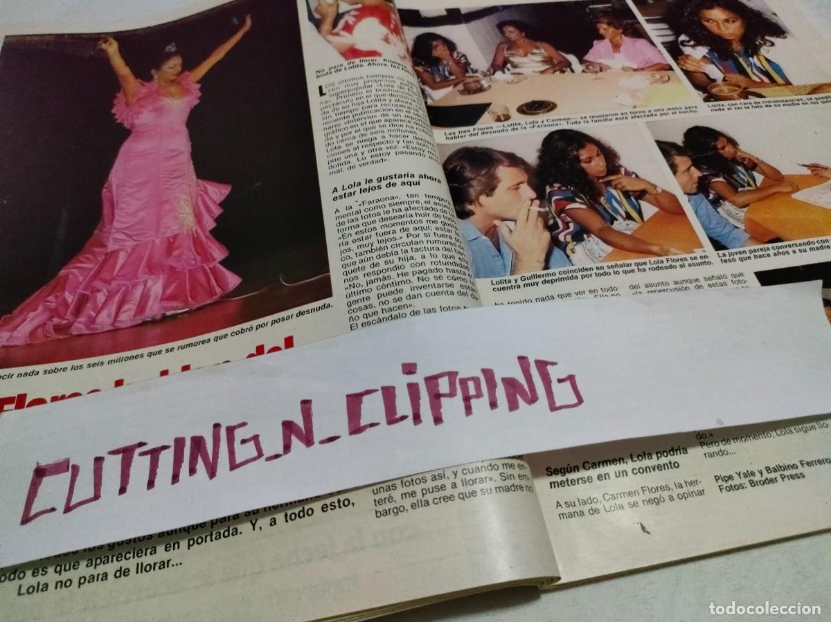 Otros art&iacute;culos de coleccionismo en papel: Clipping_RL833009_ LOLA, LOLITA FLORES