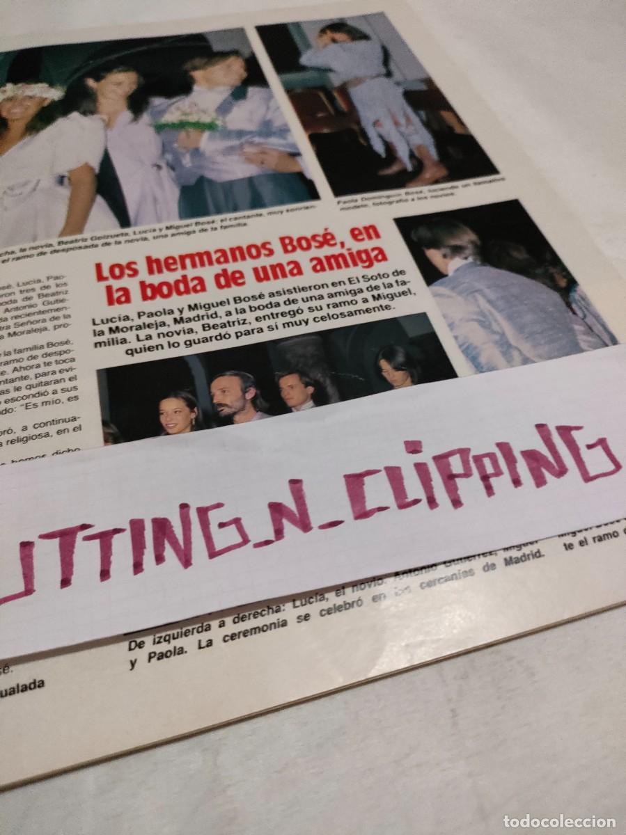 Otros Art&iacute;culos de Coleccionismo en Papel: Clipping_RL833009_ MIGUEL BOSE, LUCIA